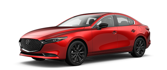 Mazda rojo sedán